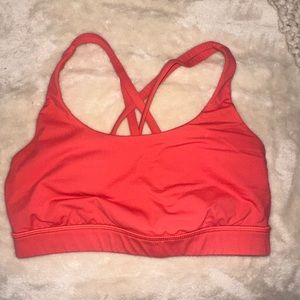 Coral sports bra